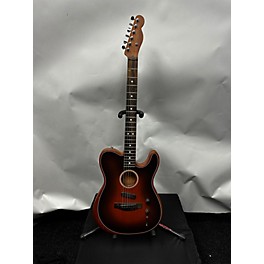 Used Fender Used Fender American Acoustasonic Telecaster Tobacco Sunburst Acoustic Electric Guitar