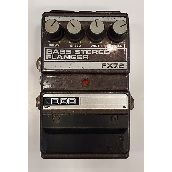 Used DOD FX72 BASS STEREO FLANGER Effect Pedal