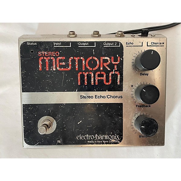 Used Electro-Harmonix 1981 STEREO MEMORY MAN Effect Pedal | Guitar Center