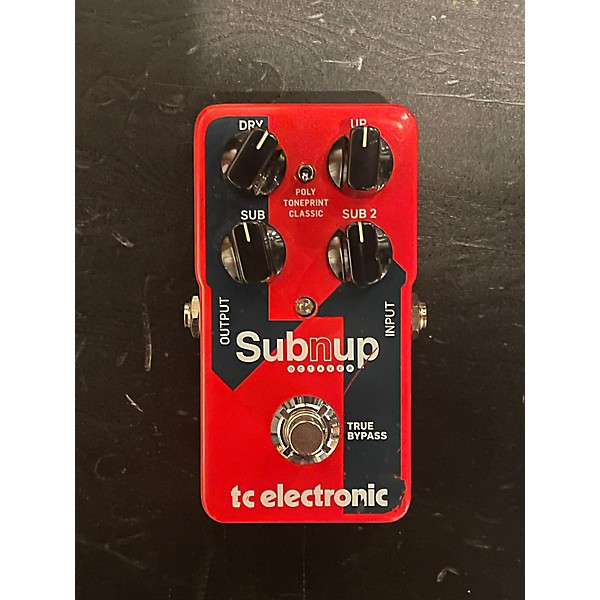 Used TC Electronic Sub N Up Octaver Effect Pedal