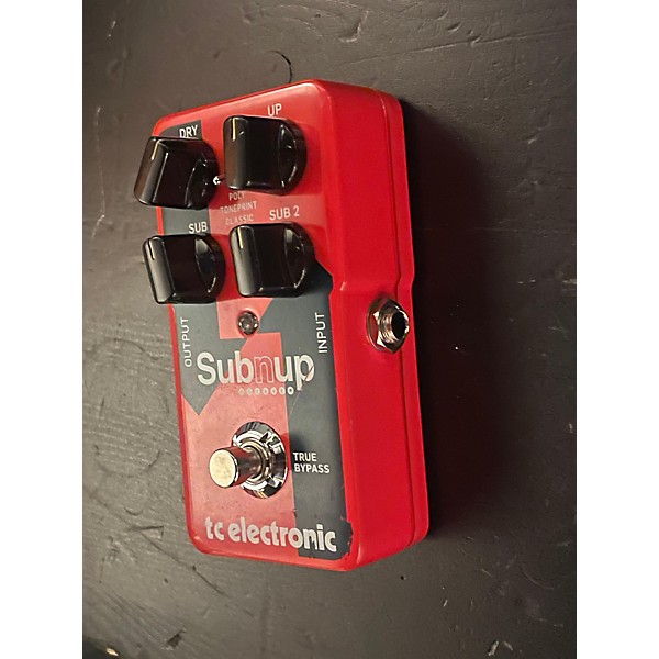 Used TC Electronic Sub N Up Octaver Effect Pedal