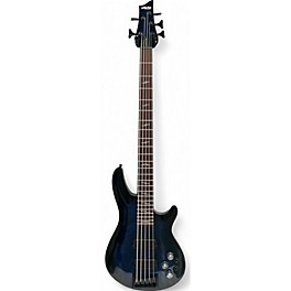 Used Schecter Guitar Research Used Schecter Guitar Research Omen 5 String Blue Electric Bass Guitar