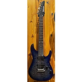 Used Ibanez Used Ibanez AZ427P2QM Trans Blue Solid Body Electric Guitar