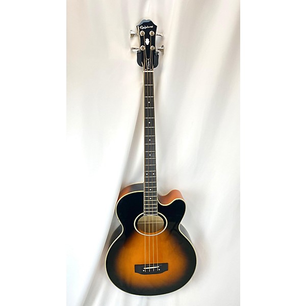 Used Epiphone El Cap-4C/VS Acoustic Bass Guitar