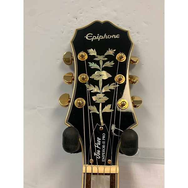 Used Used Epiphone Emperor II Joe Pass Signature 2 Tone Sunburst Hollow Body Electric Guitar