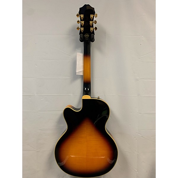 Used Used Epiphone Emperor II Joe Pass Signature 2 Tone Sunburst Hollow Body Electric Guitar