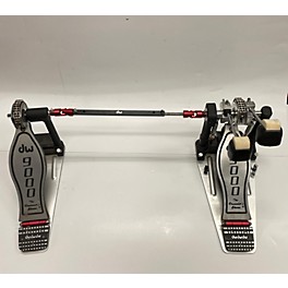 Used DW 9000 Series Double Double Bass Drum Pedal