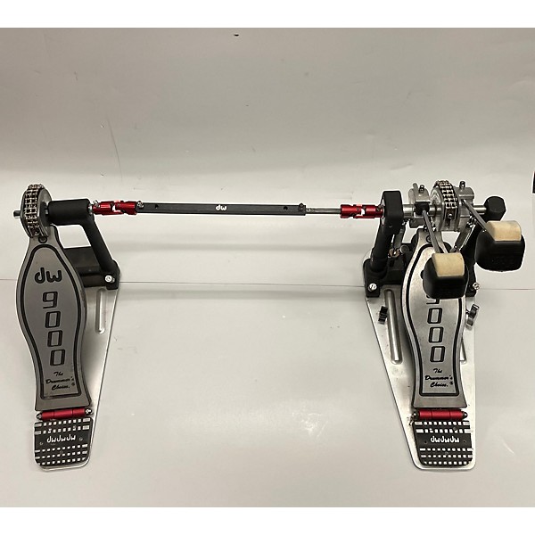 Used DW 9000 Series Double Double Bass Drum Pedal