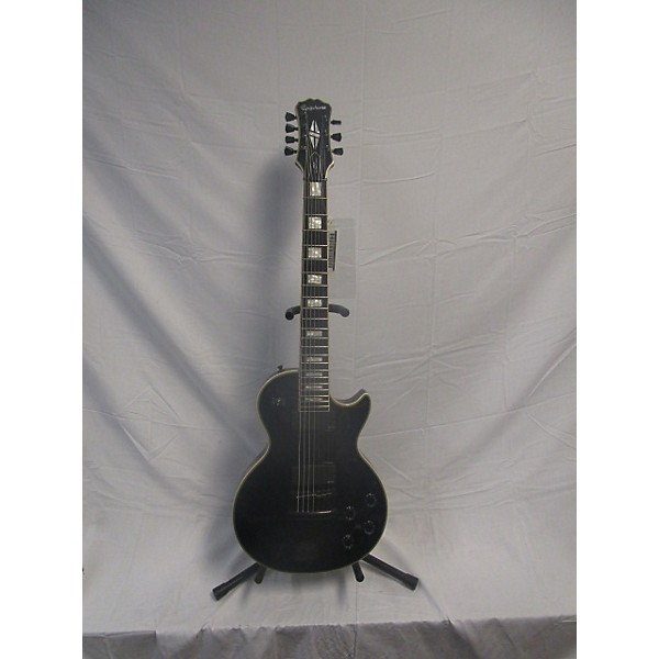 Used Epiphone Used Epiphone Les Paul Custom Mkh Black Solid Body Electric Guitar