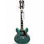 Used D'angelico Premier Series DC TEAL Hollow Body Electric Guitar thumbnail