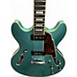 Used D'angelico Premier Series DC TEAL Hollow Body Electric Guitar