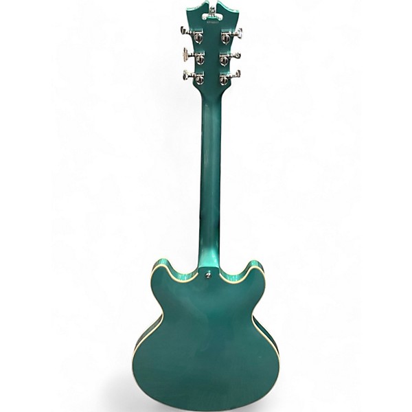 Used D'angelico Premier Series DC TEAL Hollow Body Electric Guitar