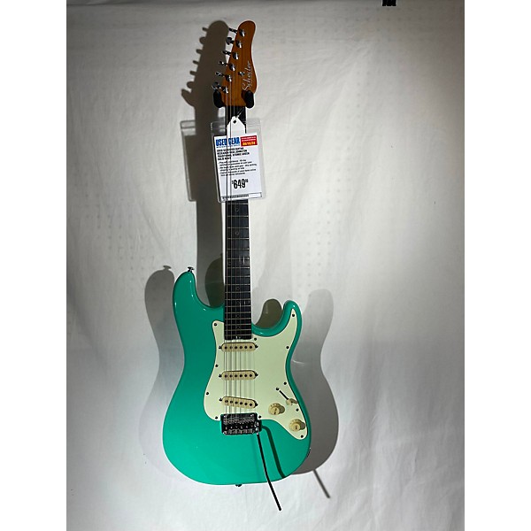 Used Schecter Guitar Research Used Schecter Guitar Research Nick Johnston Traditional Atomic Green Solid Body Electric Guitar