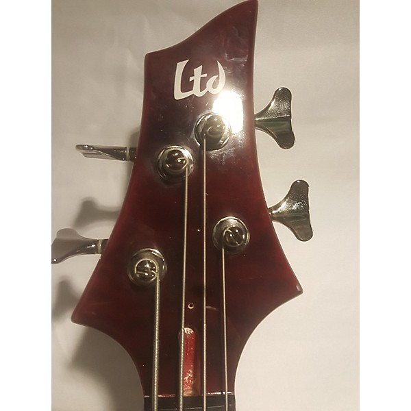 Used ESP Used ESP LTD B404 Wine Red Electric Bass Guitar