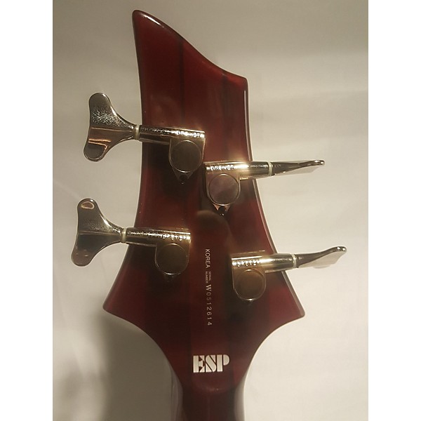 Used ESP Used ESP LTD B404 Wine Red Electric Bass Guitar