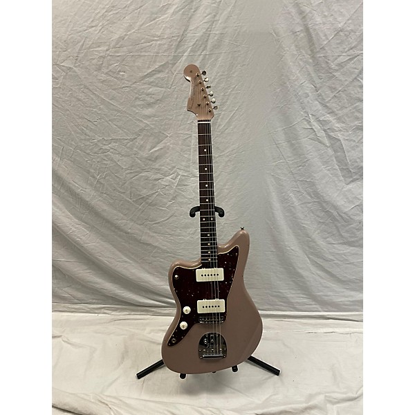 Used Used 2022 Fender Custom Shop 1962 Jazzmaster Left Handed JRN Relic Dirty Aged Shell Pink Electric Guitar