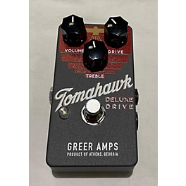 Used Greer Amplification Used Greer Amplification Tomahawk Delux Drive Effect Pedal