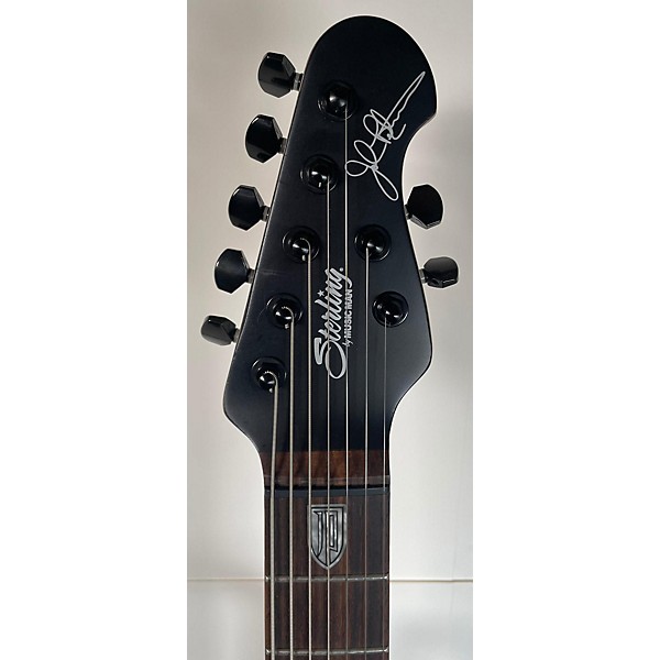 Used Sterling by Music Man Used Sterling By Music Man John Petrucci JP157 7 String Black Solid Body Electric Guitar