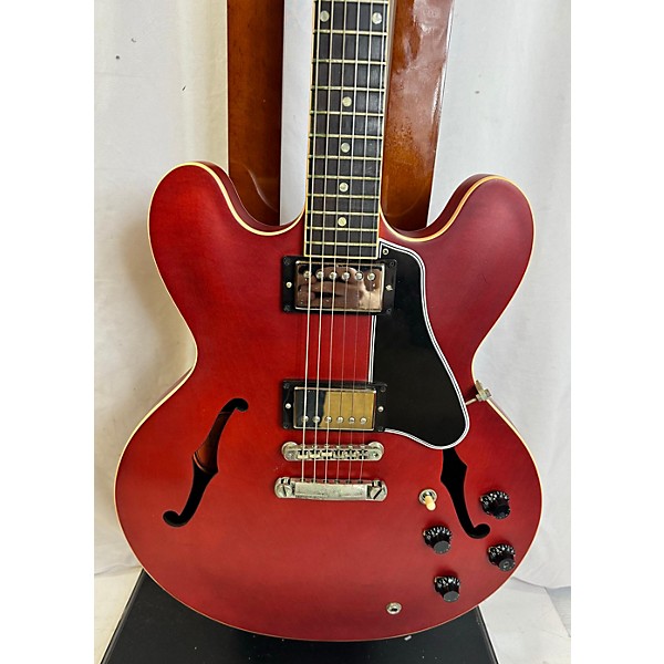 Used Gibson Used Gibson ES335 Satin Satin Red Hollow Body Electric Guitar