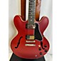 Used Gibson Used Gibson ES335 Satin Satin Red Hollow Body Electric Guitar