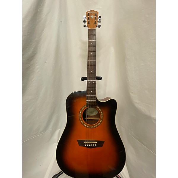 Used Washburn WD7SC ATB Acoustic Electric Guitar