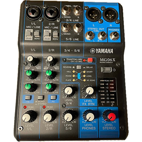 Used Yamaha Used Yamaha MG06X Unpowered Mixer