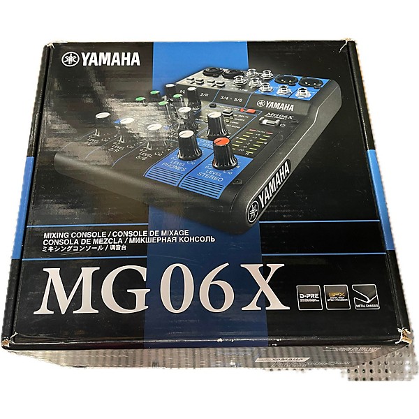 Used Yamaha Used Yamaha MG06X Unpowered Mixer