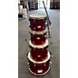 Used Groove Percussion Used  Groove Percussion STANDARD 4 PIECE RED SPARKLE thumbnail