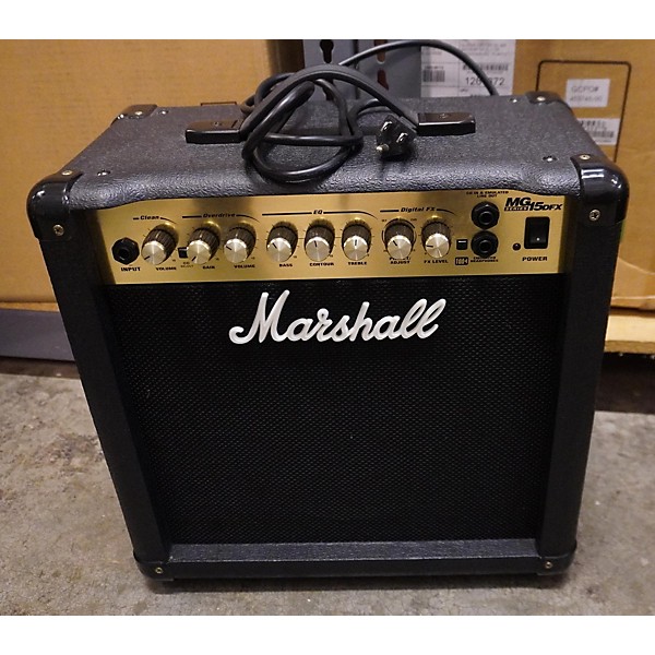 Used Marshall MG15DFX Guitar Combo Amp