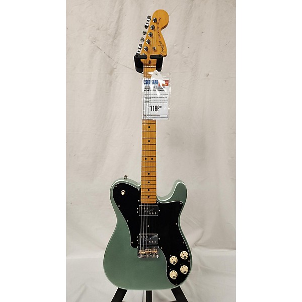 Used Fender Used 2023 Fender American Professional II Telecaster Deluxe Mystic Surf Green Solid Body Electric Guitar