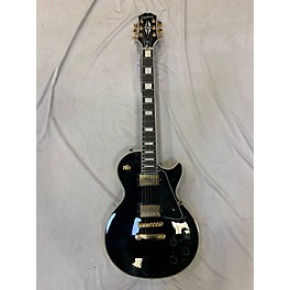 Used Epiphone Used Epiphone Les Paul Custom Black Solid Body Electric Guitar