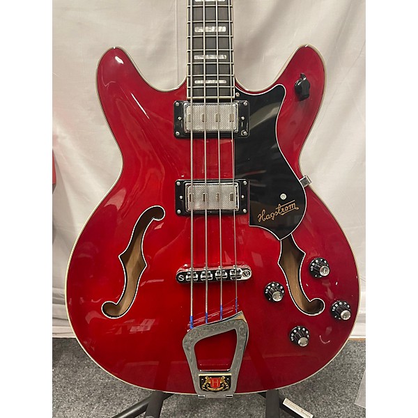 Used Used Hagstrom Viking Bass Trans Cherry Electric Bass Guitar