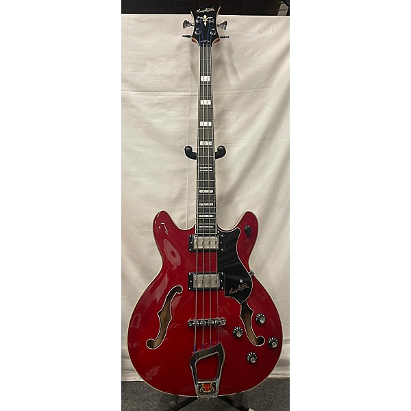 Used Used Hagstrom Viking Bass Trans Cherry Electric Bass Guitar