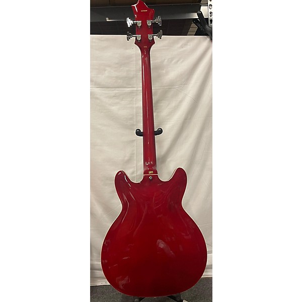 Used Used Hagstrom Viking Bass Trans Cherry Electric Bass Guitar