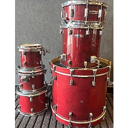 Used Taye Drums Used Taye Drums 6 piece Tour Pro Merlot Drum Kit