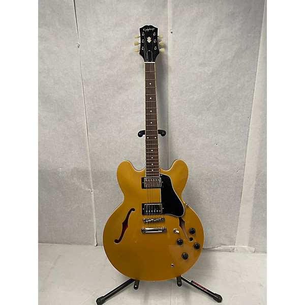 Used Epiphone Used Epiphone ES335 Metallic Gold Hollow Body Electric Guitar