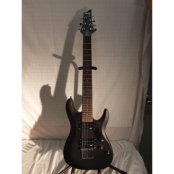 Used Schecter Guitar Research Used Schecter Guitar Research C-7 Deluxe Black Solid Body Electric Guitar