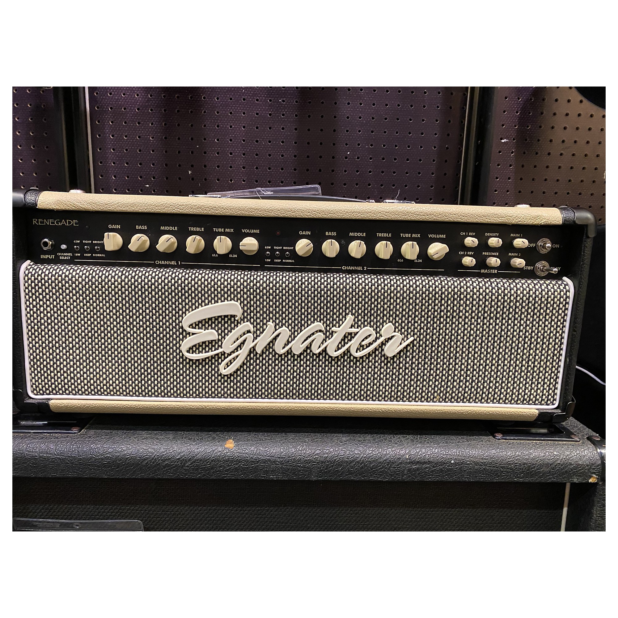 Used Egnater Renegade 65W Tube Guitar Amp Head