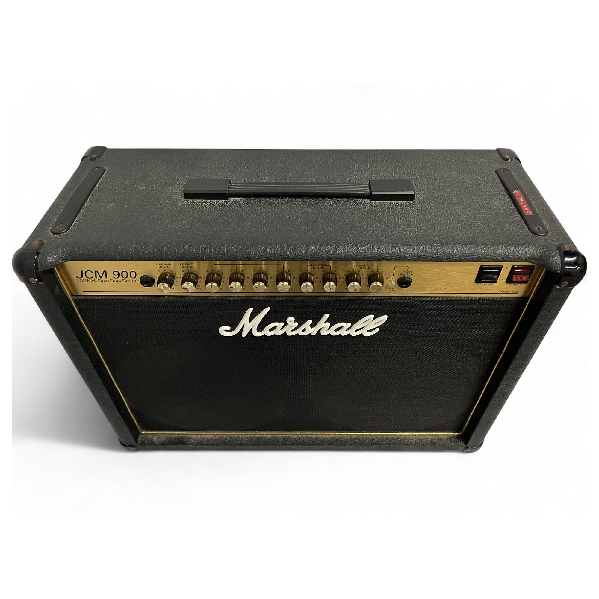 Used Marshall Used Marshall JCM 900 Model 4102 Hi Gain Dual Reverb 2x12  Combo Tube Guitar Combo Amp | Guitar Center