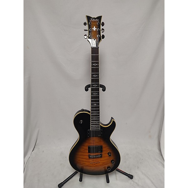 Used Schecter Guitar Research Used Schecter Guitar Research Hellraiser Solo 6 3 Color Sunburst Solid Body Electric Guitar