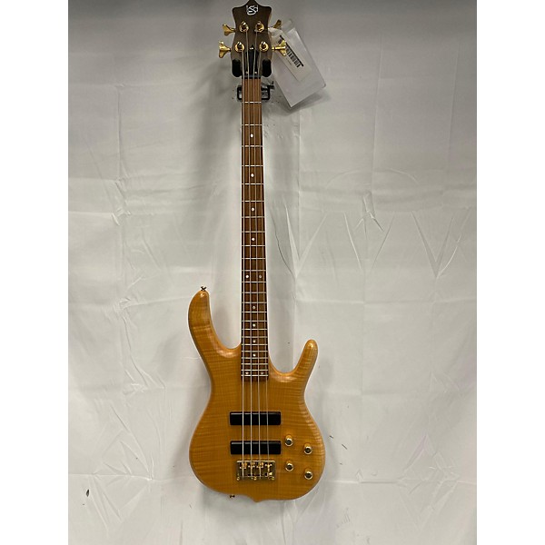 Used Used Ken Smith Designs Burner Deluxe 4 Natural Electric Bass Guitar