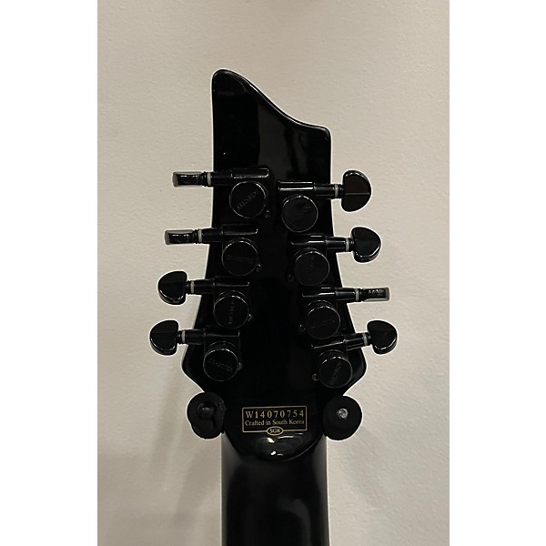 Used Schecter Guitar Research Used Schecter Guitar Research Blackjack C8 Black And Red Solid Body Electric Guitar