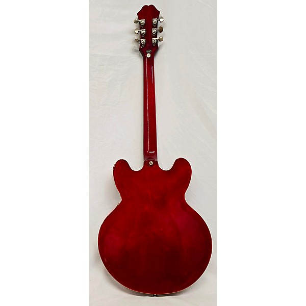 Used Epiphone Used Epiphone Dot Cherry Hollow Body Electric Guitar