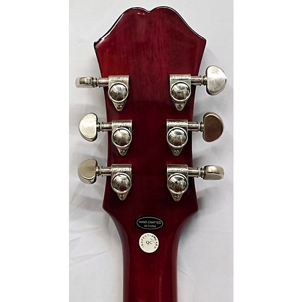 Used Epiphone Used Epiphone Dot Cherry Hollow Body Electric Guitar