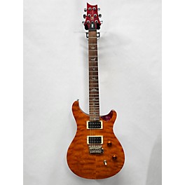 Used PRS Used PRS SE Custom 24 Amber Solid Body Electric Guitar