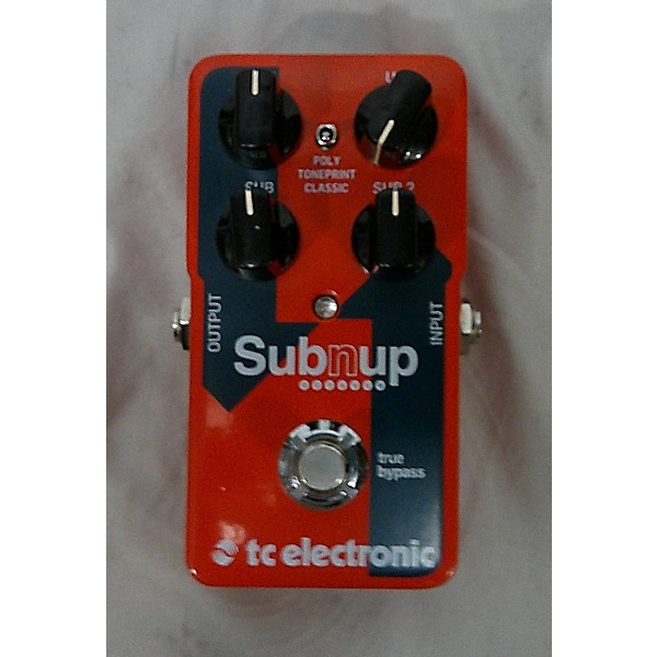 Used TC Electronic Sub N Up Octaver Effect Pedal