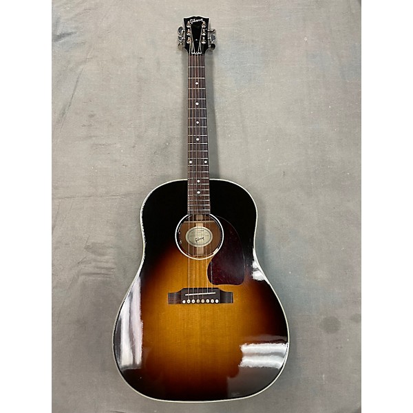 Used Gibson Used Gibson J45 Standard 3 Color Sunburst Acoustic Electric Guitar