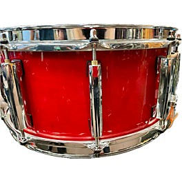 Used Pearl Used  Pearl 14X6.5 PROFESSIONAL SERIES SNARE Red