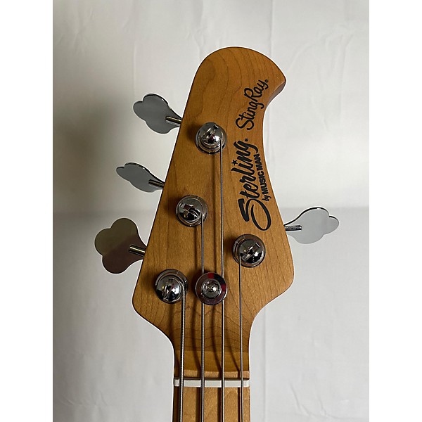 Used Sterling by Music Man Used Sterling By Music Man RAY34 HH Maple Top Spalted Maple Electric Bass Guitar