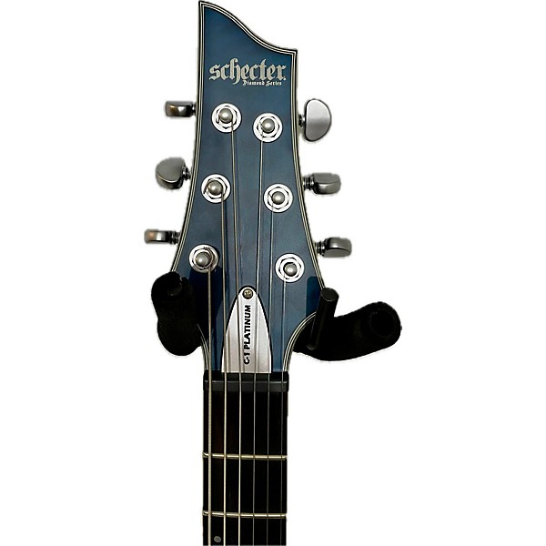 Used Schecter Guitar Research Used Schecter Guitar Research C1 Platinum Trans Blue Solid Body Electric Guitar